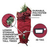 Heavy-Duty Upright Christmas Tree Storage Bag for Artificial Trees up to 9 Foot Tall, Durable Woven Polyester Fabric, Stand Not Included Heavy-Duty Upright Christmas Tree Storage Bag for Artificial Trees up to 9 Foot Tall, Durable Woven Polyester Fabric, Stand Not Included