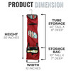 Over The Door Wrapping Paper Storage Container, Bag Holds 12 Rolls of Paper up to 40 Inches Tall, Accessory Compartment for Ribbon and Bow Storage (SB-10130-VT) Over The Door Wrapping Paper Storage Container, Bag Holds 12 Rolls of Paper up to 40 Inches Tall, Accessory Compartment for Ribbon and Bow Storage (SB-10130-VT)