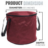 Christmas Light Storage Reel Holder with Installation Clip, Polyester Zip up Bag, Organizes up to 125 Foot of Mini Lights (SB-10148-RS-VT) Christmas Light Storage Reel Holder with Installation Clip, Polyester Zip up Bag, Organizes up to 125 Foot of Mini Lights (SB-10148-RS-VT)