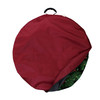 24" Christmas Wreath Storage Bag Container, Woven Polyester Fabric, Padded Handle with Carabiner Clip for Suspension Hanging (SB-10176-VT) 24" Christmas Wreath Storage Bag Container, Woven Polyester Fabric, Padded Handle with Carabiner Clip for Suspension Hanging (SB-10176-VT)