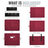 Christmas Ornament Storage Box with Adjustable Acid-Free Dividers, 3 Removable Trays with Handles, Holds 36 - 4 Inch Ornaments (17"L x 13"W x 13"H,  SB-10495-VT) Christmas Ornament Storage Box with Adjustable Acid-Free Dividers, 3 Removable Trays with Handles, Holds 36 - 4 Inch Ornaments (17"L x 13"W x 13"H,  SB-10495-VT)