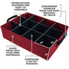 Christmas Ornament Storage Box with Adjustable Acid-Free Dividers, 3 Removable Trays with Handles, Holds 36 - 4 Inch Ornaments (17"L x 13"W x 13"H,  SB-10495-VT) Christmas Ornament Storage Box with Adjustable Acid-Free Dividers, 3 Removable Trays with Handles, Holds 36 - 4 Inch Ornaments (17"L x 13"W x 13"H,  SB-10495-VT)