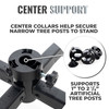 Universal Rolling Artificial Christmas Tree Stand for Trees up to 9 Foot Tall, Locking Caster Wheels (TK-10828-CC-VT)