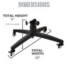 Universal Rolling Artificial Christmas Tree Stand for Trees up to 9 Foot Tall, Locking Caster Wheels (TK-10828-VT) Universal Rolling Artificial Christmas Tree Stand for Trees up to 9 Foot Tall, Locking Caster Wheels (TK-10828-VT)