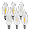 Shatterproof LED Window Candle Replacement Bulbs for VT-1188 Series, Warm White 2700K, E12 Candelabra Base, Model VT-1126 (Pack of 6) Shatterproof LED Window Candle Replacement Bulbs for VT-1188 Series, Warm White 2700K, E12 Candelabra Base, Model VT-1126 (Pack of 6)