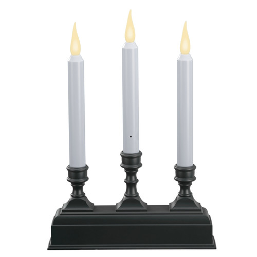 Battery Operated LED Window Candelabra with Sensor and 8 Hour Timer, Warm White Flame (VT-1630) Battery Operated LED Window Candelabra with Sensor and 8 Hour Timer, Warm White Flame (VT-1630)
