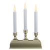 Battery Operated LED Window Candelabra with Sensor and 8 Hour Timer, Warm White Flame (VT-1630) Battery Operated LED Window Candelabra with Sensor and 8 Hour Timer, Warm White Flame (VT-1630)