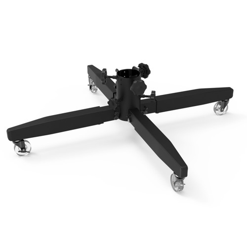 Universal Metal Rolling Artificial Christmas Tree Stand for Trees up to 12 Foot Tall, Adjustable Legs, Locking Caster Wheels (TK-30019-VT)