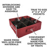 Christmas Ornament Storage Box with Adjustable Acid-Free Dividers, Holds 54 – 4 Inch Ornaments (26” L x 13.5”W x 13”H, SB-40042-VT) Christmas Ornament Storage Box with Adjustable Acid-Free Dividers, Holds 54 – 4 Inch Ornaments (26” L x 13.5”W x 13”H, SB-40042-VT)