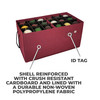 Christmas Ornament Storage Box with Adjustable Acid-Free Dividers, Holds 54 – 4 Inch Ornaments (26” L x 13.5”W x 13”H, SB-40042-VT) Christmas Ornament Storage Box with Adjustable Acid-Free Dividers, Holds 54 – 4 Inch Ornaments (26” L x 13.5”W x 13”H, SB-40042-VT)