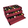 Christmas Ornament Storage Box with Adjustable Acid-Free Dividers, Holds 54 – 4 Inch Ornaments (26” L x 13.5”W x 13”H, SB-40042-VT) Christmas Ornament Storage Box with Adjustable Acid-Free Dividers, Holds 54 – 4 Inch Ornaments (26” L x 13.5”W x 13”H, SB-40042-VT)