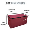 612 Vermont Christmas Ornament Storage Box with Adjustable Acid-Free Dividers, Holds 54 – 4 Inch Ornaments (26”L x 13”W x 13”H, SB-40044-VT) 612 Vermont Christmas Ornament Storage Box with Adjustable Acid-Free Dividers, Holds 54 – 4 Inch Ornaments (26”L x 13”W x 13”H, SB-40044-VT)