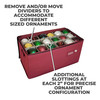612 Vermont Christmas Ornament Storage Box with Adjustable Acid-Free Dividers, Holds 54 – 4 Inch Ornaments (26”L x 13”W x 13”H, SB-40044-VT) 612 Vermont Christmas Ornament Storage Box with Adjustable Acid-Free Dividers, Holds 54 – 4 Inch Ornaments (26”L x 13”W x 13”H, SB-40044-VT)