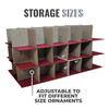612 Vermont Christmas Ornament Storage Box with Adjustable Acid-Free Dividers, Holds 54 – 4 Inch Ornaments (26”L x 13”W x 13”H, SB-40044-VT) 612 Vermont Christmas Ornament Storage Box with Adjustable Acid-Free Dividers, Holds 54 – 4 Inch Ornaments (26”L x 13”W x 13”H, SB-40044-VT)