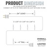 100 Clear LED Christmas Lights on White Wire, UL Approved for Indoor/Outdoor Use, 18.5' Lighted Length, 20.8' Total Length 100 Clear LED Christmas Lights on White Wire, UL Approved for Indoor/Outdoor Use, 18.5' Lighted Length, 20.8' Total Length