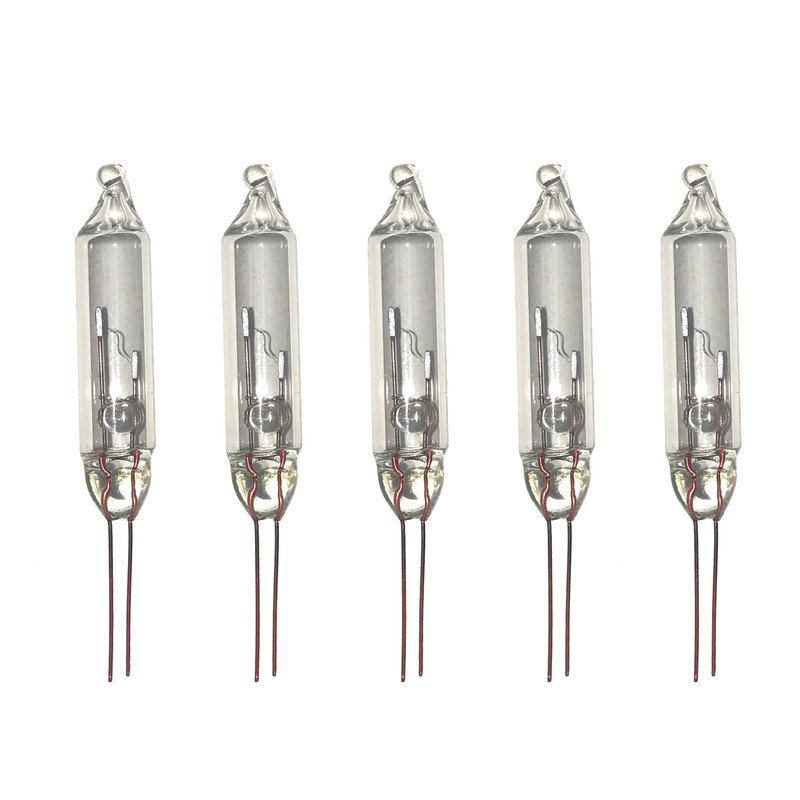 12 Volt Mini Christmas Replacement Bulbs for Incandescent String Lights, Pinched Base, 20 Count, 80 mA, 0.96 Watt  12 Volt Mini Christmas Replacement Bulbs for Incandescent String Lights, Pinched Base, 20 Count, 80 mA, 0.96 Watt