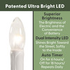 Slimline Ultra-Bright LED Window Candles, Battery Operated, Metal Base (VT-2813, Pack of 4) Slimline Ultra-Bright LED Window Candles, Battery Operated, Metal Base (VT-2813, Pack of 4)