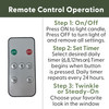 Slimline Ultra-Bright LED Window Candles, Battery Operated, Remote Control, Metal Base (VT-9167, SINGLE)