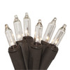35 Clear Christmas Lights on a Brown Wire, UL Approved for Indoor Use, 9' of  Lighted Length, 10' of Total Length 35 Clear Christmas Lights on a Brown Wire, UL Approved for Indoor Use, 9' of  Lighted Length, 10' of Total Length