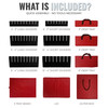 Slim Ornament Storage Box with Adjustable Acid-Free Dividers, Holds 120 Ornaments (15 ” H x18” L x 13.75” D, SB-40061-VT) Slim Ornament Storage Box with Adjustable Acid-Free Dividers, Holds 120 Ornaments (15 ” H x18” L x 13.75” D, SB-40061-VT)