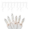Window Icicle Light Sets for Inside of Window, Clear Christmas Lights on White Wire, 3' Lighted Length, 6' Total Length (VT-2070-22PB/2PK, Pack of 2) Window Icicle Light Sets for Inside of Window, Clear Christmas Lights on White Wire, 3' Lighted Length, 6' Total Length (VT-2070-22PB/2PK, Pack of 2)