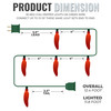 35 Red Chili Pepper String Light, UL Approved for Indoor/Outdoor Use, End-to-End Connectors (VT-2835-R) 35 Red Chili Pepper String Light, UL Approved for Indoor/Outdoor Use, End-to-End Connectors (VT-2835-R)
