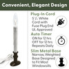 Electric LED Window Candle with Clear Bulb, Metal Slimline Base (VT-9133, Pack of 4) Electric LED Window Candle with Clear Bulb, Metal Slimline Base (VT-9133, Pack of 4)