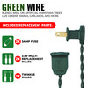 100 Clear Twinkle Lights on Green Wire, Indoor/Outdoor Use, Lighted Length of 20.6’, Total Length of 21.8’ 100 Clear Twinkle Lights on Green Wire, Indoor/Outdoor Use, Lighted Length of 20.6’, Total Length of 21.8’