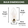 Programmable Ultra-Bright LED Window Candle Replacement Bulbs for 9167 Series Candle (VT-9227-4R-W, Pack of 4) Programmable Ultra-Bright LED Window Candle Replacement Bulbs for 9167 Series Candle (VT-9227-4R-W, Pack of 4)