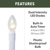 Plastic Shatterproof Ultra-Bright LED Window Candle Replacement Bulbs for 9134 Series Candle (VT-9222-4R-W, Pack of 4) Plastic Shatterproof Ultra-Bright LED Window Candle Replacement Bulbs for 9134 Series Candle (VT-9222-4R-W, Pack of 4)
