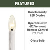 Programmable Ultra-Bright LED Window Candle Replacement Bulbs for 9167 Series Candle (VT-9227-4R-W, Pack of 4) Programmable Ultra-Bright LED Window Candle Replacement Bulbs for 9167 Series Candle (VT-9227-4R-W, Pack of 4)