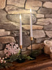 Battery Operated LED Taper Candles with Remote Control, Gripper Base, 11.75” Tall (VT-R1661-4, Pack of 4) Battery Operated LED Taper Candles with Remote Control, Gripper Base, 11.75” Tall (VT-R1661-4, Pack of 4)