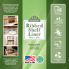 Clear Ribbed Shelf Liner, Waterproof, Non-Adhesive Plastic (24 Inch x 20 Feet) Clear Ribbed Shelf Liner, Waterproof, Non-Adhesive Plastic (24 Inch x 20 Feet)