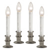 Slimline Ultra-Bright LED Window Candles, Battery Operated, Metal Base (VT-2813, Pack of 4) Slimline Ultra-Bright LED Window Candles, Battery Operated, Metal Base (VT-2813, Pack of 4)
