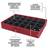 Christmas Ornament Storage Box with 3 Slide Out Trays, Adjustable Acid-Free Dividers, Holds 72 - 3 Inch Ornaments (20"L x 14"W x 10"H,  SB-10496F-VT) Christmas Ornament Storage Box with 3 Slide Out Trays, Adjustable Acid-Free Dividers, Holds 72 - 3 Inch Ornaments (20"L x 14"W x 10"H,  SB-10496F-VT)