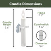 LED Battery Operated Suction Cup Window Candles with Timer, Bright Hot Spot, (VT-1506SC, Pack of 4) LED Battery Operated Suction Cup Window Candles with Timer, Bright Hot Spot, (VT-1506SC, Pack of 4)