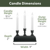 Battery Operated LED Window Candelabra with Bright Hot Spot, 8 Hour Timer (VT-1530) Battery Operated LED Window Candelabra with Bright Hot Spot, 8 Hour Timer (VT-1530)