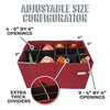 Nutcracker and Figurine Storage Box with Adjustable Dividers, 17” H x 26” L x 13.5” D (SB-40062-VT) Nutcracker and Figurine Storage Box with Adjustable Dividers, 17” H x 26” L x 13.5” D (SB-40062-VT)