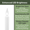 LED Battery Operated Window Candles with Timer, Remote Control, Bright Hot Spot, Flicker or Steady On (VT-R1506, Pack of 4) LED Battery Operated Window Candles with Timer, Remote Control, Bright Hot Spot, Flicker or Steady On (VT-R1506, Pack of 4)