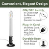Electric LED Window Candles with Shatterproof Warm White Bulbs, On/Off Toggle Switch (VT-1160, Pack of 4) Electric LED Window Candles with Shatterproof Warm White Bulbs, On/Off Toggle Switch (VT-1160, Pack of 4)