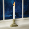 Battery Operated LED Window Candles with Flickering Amber Flame, Automatic Timer, 9.75 Inches Tall (VT-1206, Pack of 4) Battery Operated LED Window Candles with Flickering Amber Flame, Automatic Timer, 9.75 Inches Tall (VT-1206, Pack of 4)