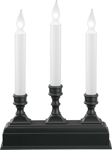 Battery Operated LED Window Candelabra with Bright Hot Spot, 8 Hour Timer (VT-1530)