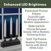 Battery Operated LED Window Candelabra with Sensor and 8 Hour Timer, Warm White Flame (VT-1630) Battery Operated LED Window Candelabra with Sensor and 8 Hour Timer, Warm White Flame (VT-1630)