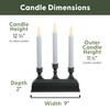 Battery Operated LED Window Candelabra with Sensor and 8 Hour Timer, Warm White Flame (VT-1630) Battery Operated LED Window Candelabra with Sensor and 8 Hour Timer, Warm White Flame (VT-1630)