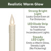 Vintage LED Battery Operated Window Candles with Timer, Bright Warm White Glow (VT-1806, Pack of 4) Vintage LED Battery Operated Window Candles with Timer, Bright Warm White Glow (VT-1806, Pack of 4)