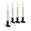 Electric LED Window Candle with Clear Bulb, Metal Slimline Base (VT-9133, Pack of 4) Electric LED Window Candle with Clear Bulb, Metal Slimline Base (VT-9133, Pack of 4)